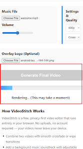 VideoStitch Screenshot 3