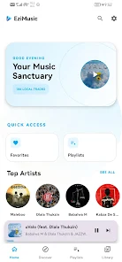 EziMusic: Local Music Offline Screenshot 1