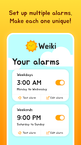 Weiki - Wake up naturally Screenshot 6