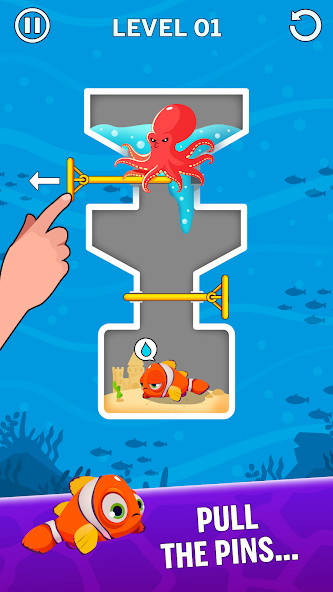 Water Puzzle - Fish Rescue Screenshot 1