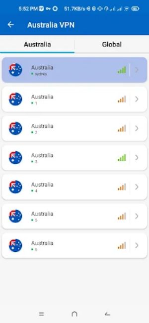 Australia VPN - Fast & Secure Screenshot 2