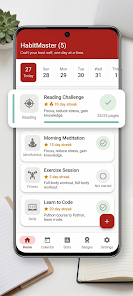 Habit Tracker-Self Improvement Screenshot 1