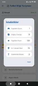 Futbol Bilgi Yarışması Screenshot 7