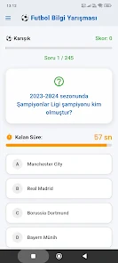 Futbol Bilgi Yarışması Screenshot 6