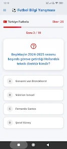 Futbol Bilgi Yarışması Screenshot 2