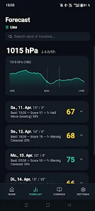 Catchy - Carp Bite Forecast Screenshot 2