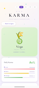 KARMA – Daily Horoscope Screenshot 2