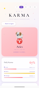 KARMA – Daily Horoscope Screenshot 4