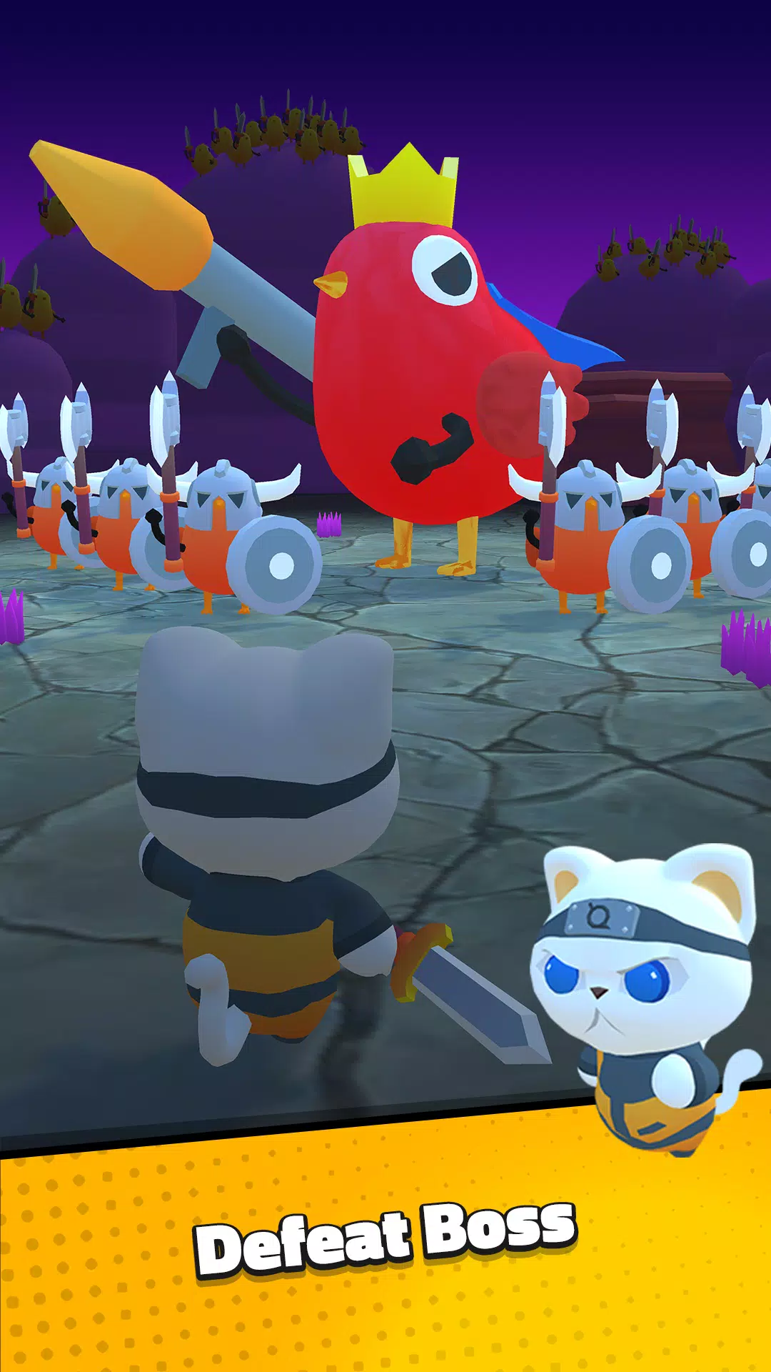 Survivor Cat: Chicken Invaders Screenshot 3