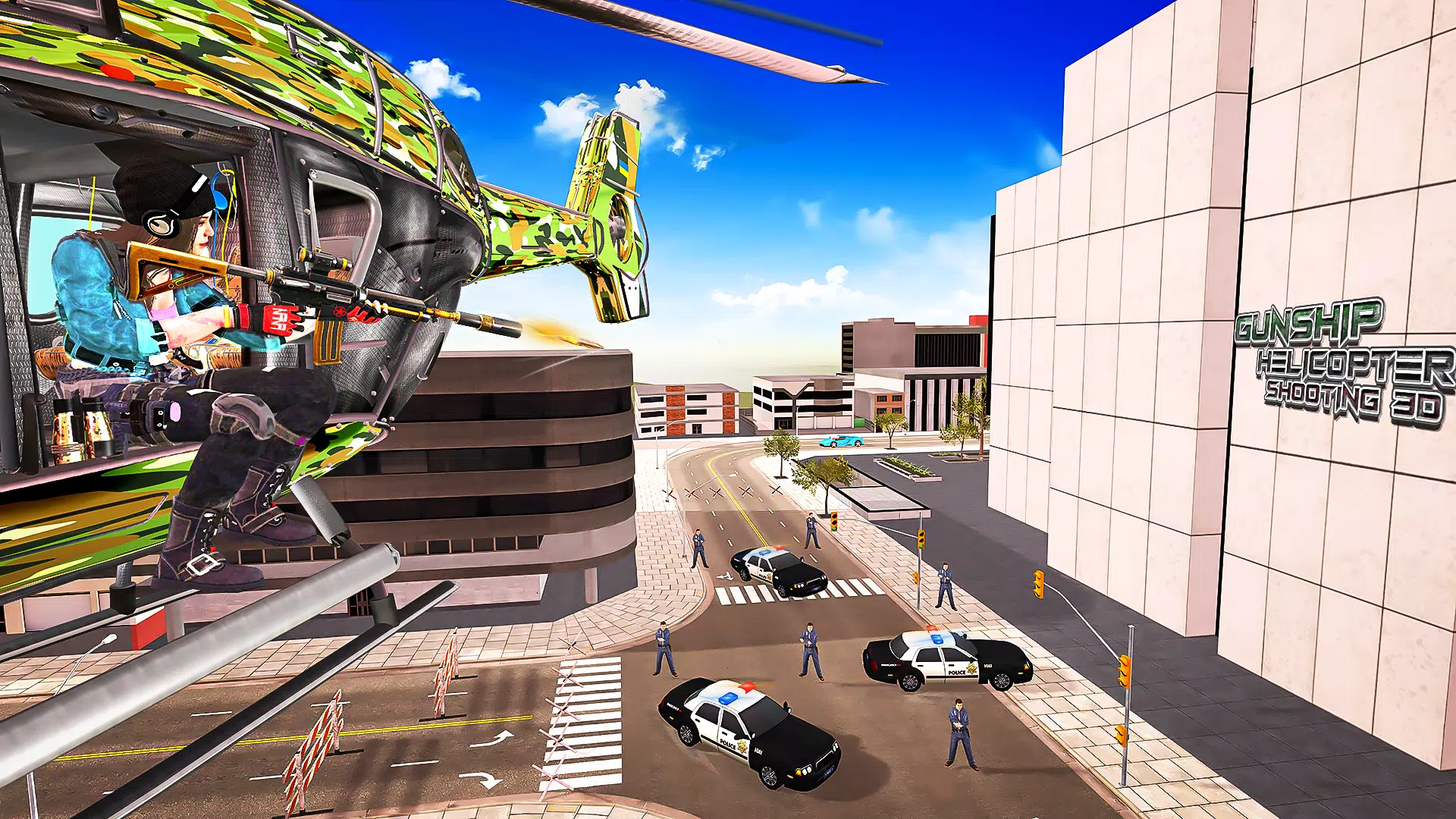 Gunship Helicopter Shooting 3D Screenshot 7
