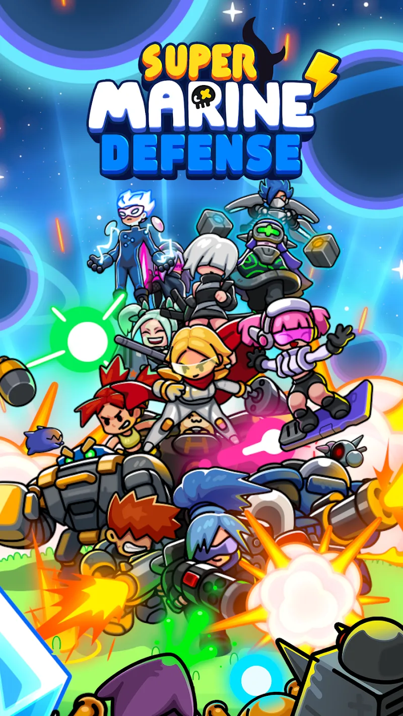Super Marine Defense Screenshot 1