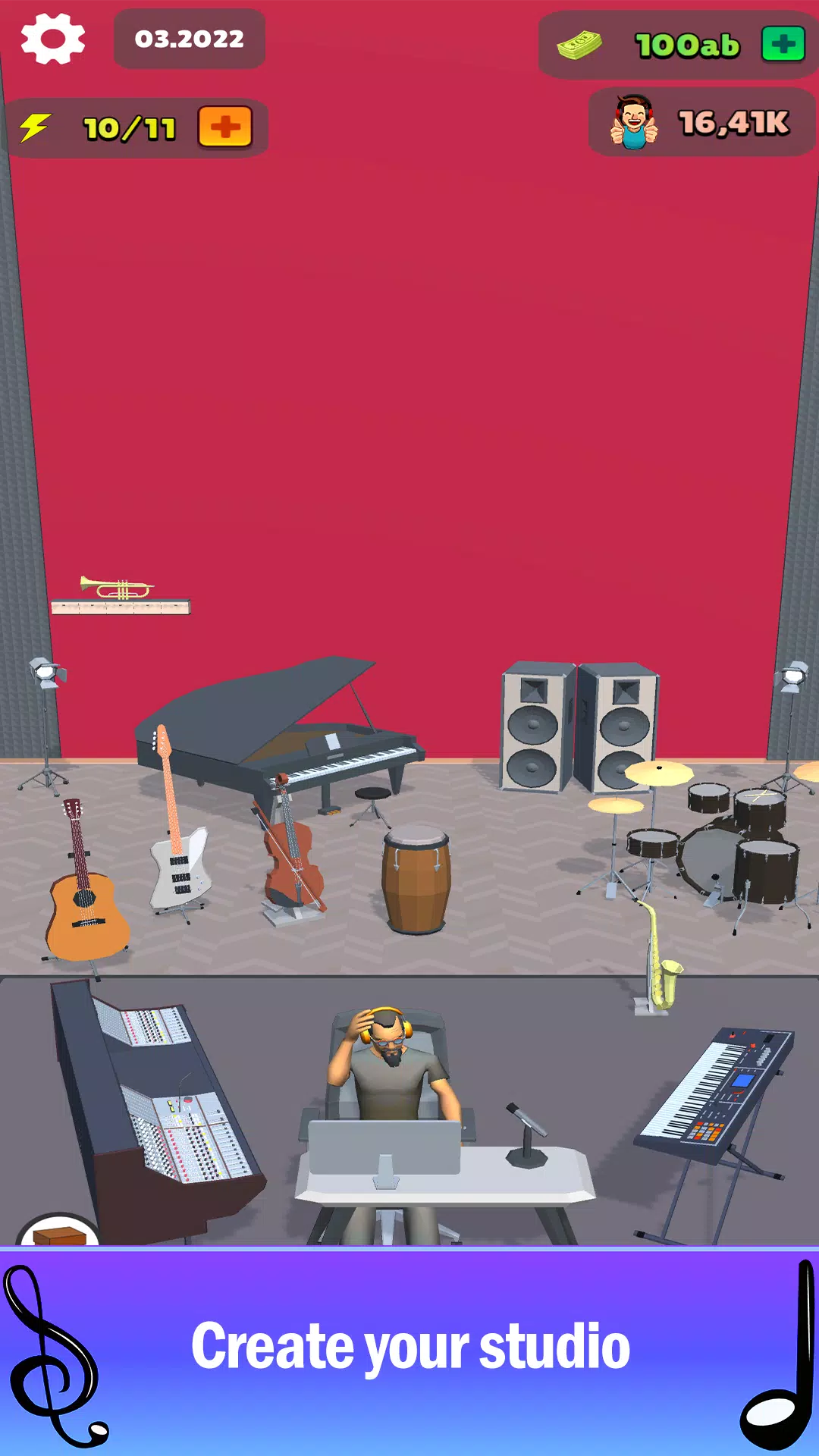Musician Studio Simulator Screenshot 1