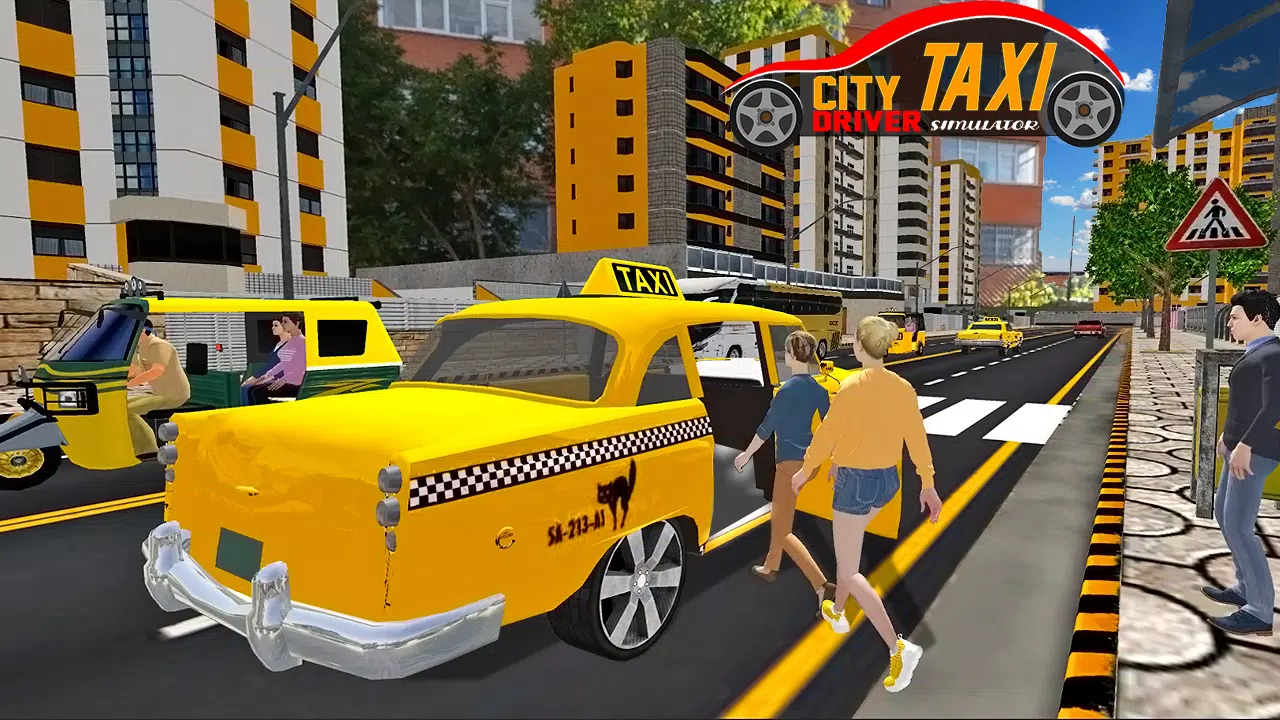 Taxi Sim 2023 - Multi Vehicles Screenshot 3