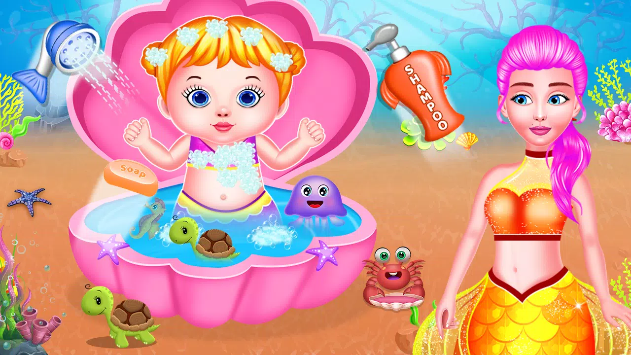 Mermaid Newborn Party Game Screenshot 1