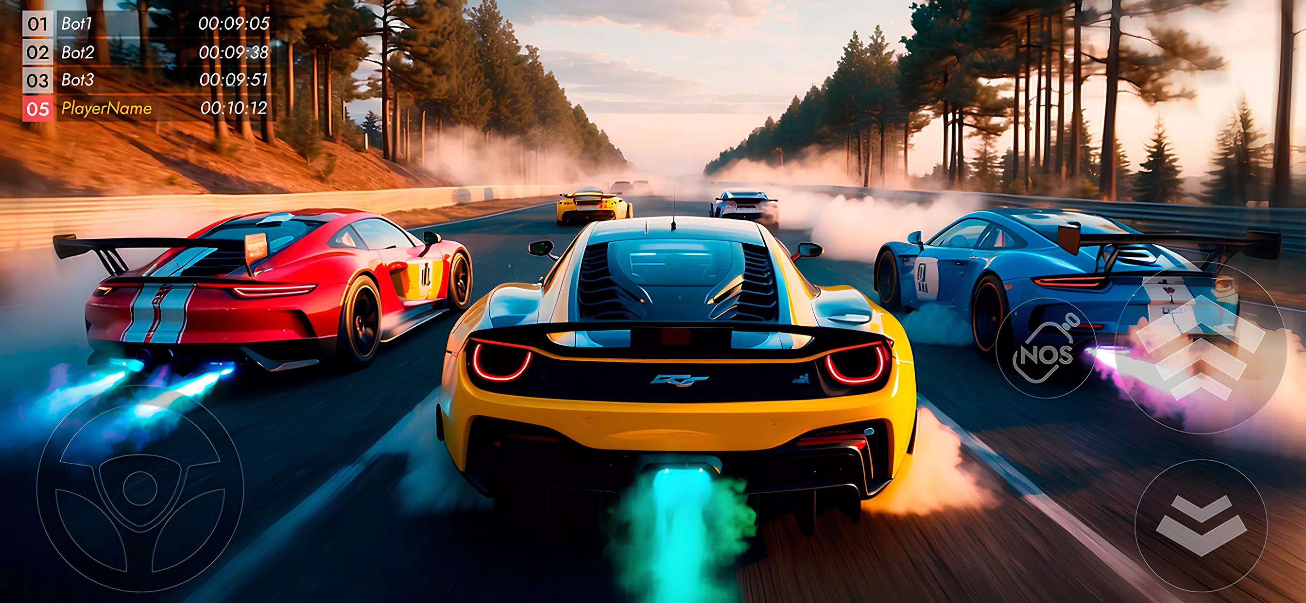 Nitro Rush: Car Racing Game Screenshot 1