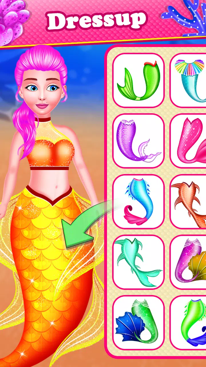 Mermaid Newborn Party Game Screenshot 3