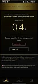 Magic Mushroom Dose Calculator Screenshot 1