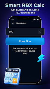 Robox Counter : RBX Calc Screenshot 2