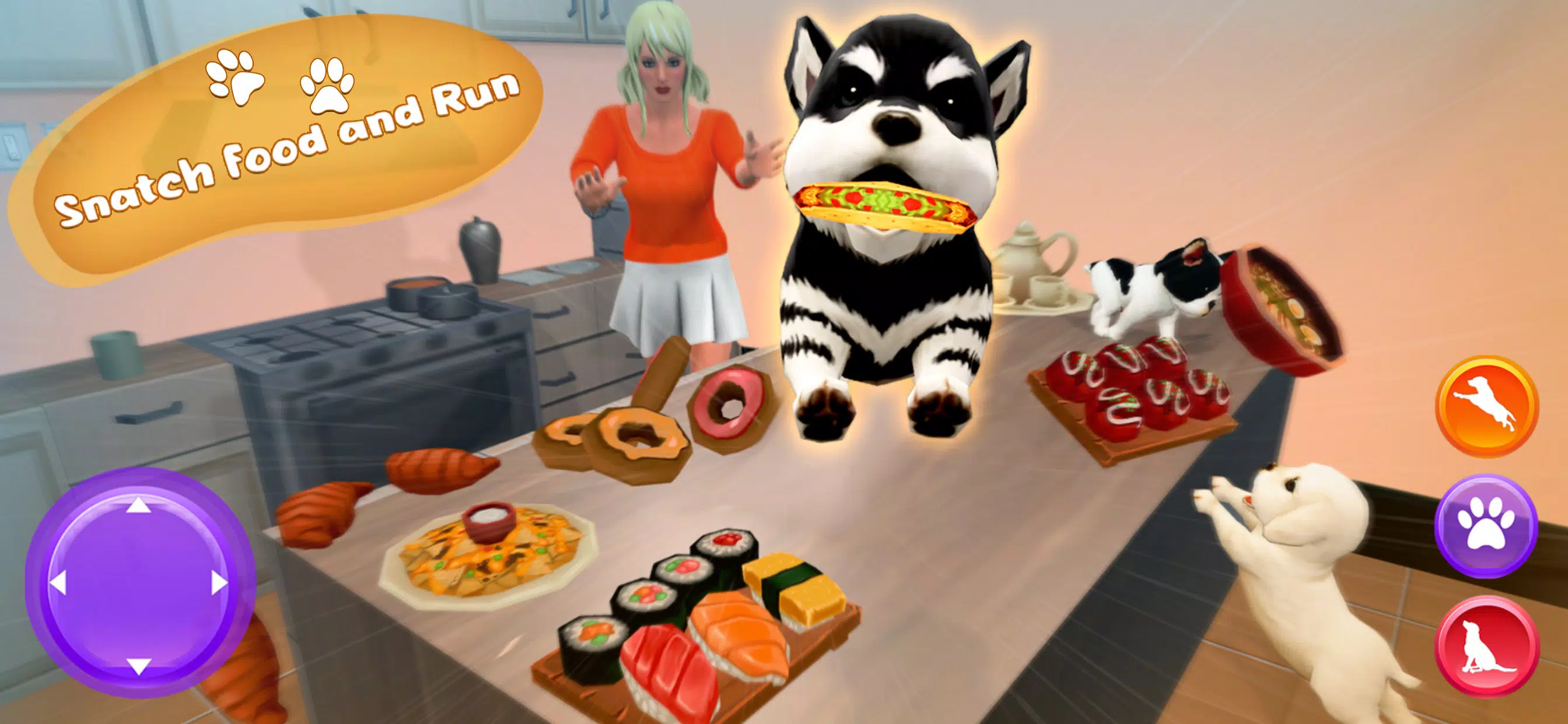 Bad Cat Vs Granny: Prank Game Screenshot 1