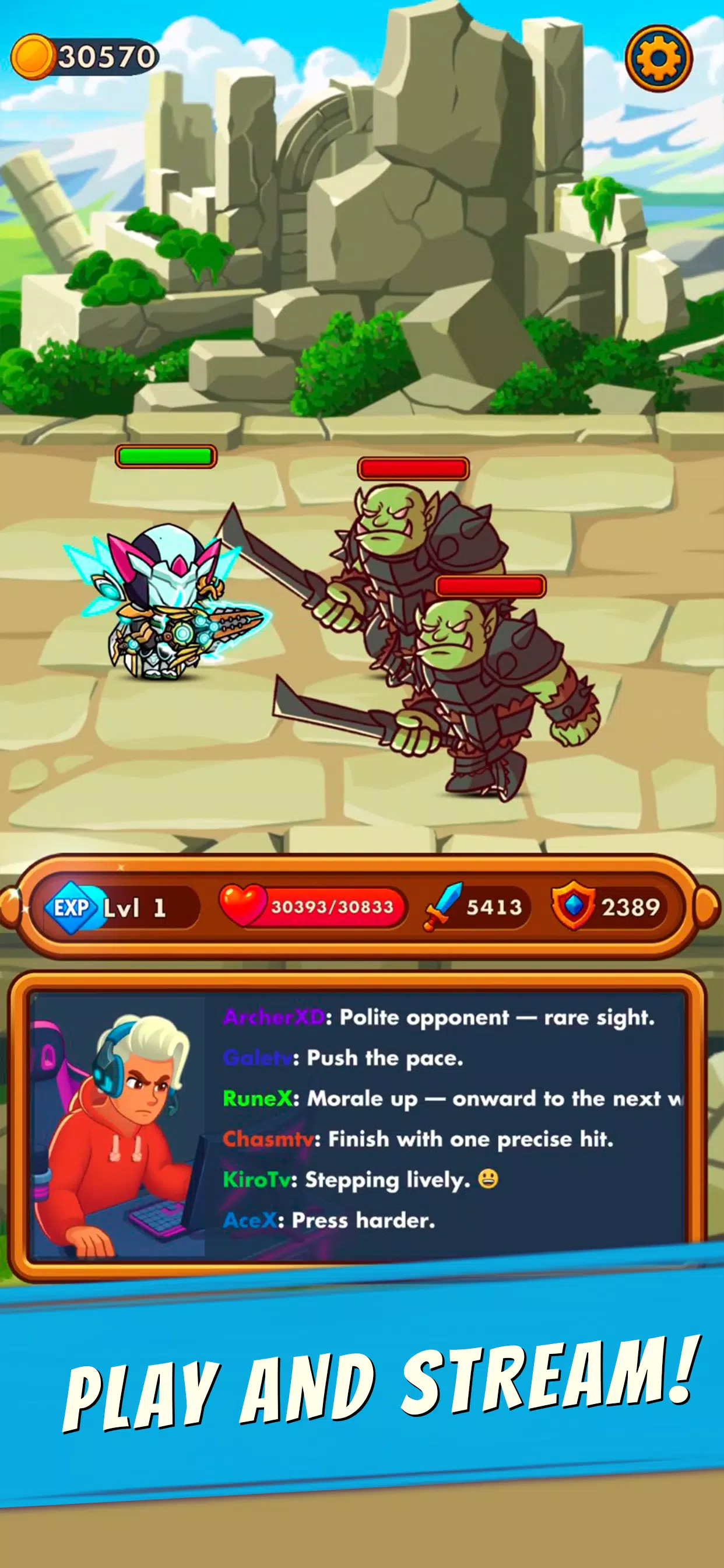 Be a Streamer: Stream Games Screenshot 2