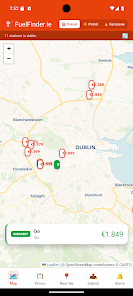 Fuelfinder.ie Screenshot 1