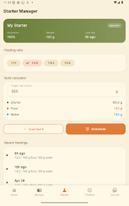 Sourdough Calculator & Journal Screenshot 14