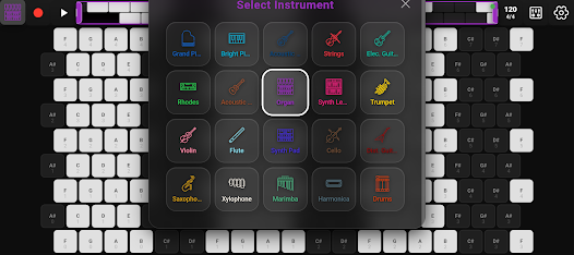 Hex MIDI - Isomorphic Keyboard Screenshot 2
