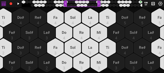 Hex MIDI - Isomorphic Keyboard Screenshot 1