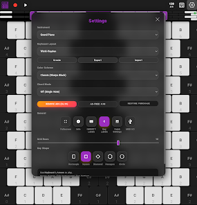 Hex MIDI - Isomorphic Keyboard Screenshot 16