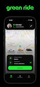 Green Ride – Taxi & Delivery Screenshot 1