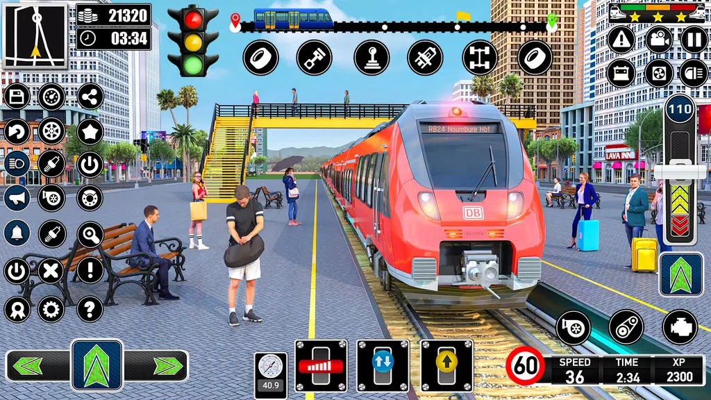 City Train Station-Train games Screenshot 1