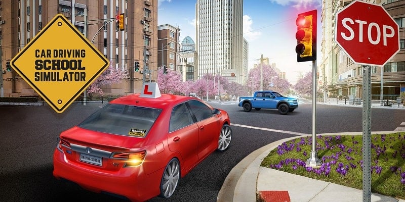 Car Driving School Simulator Screenshot 1