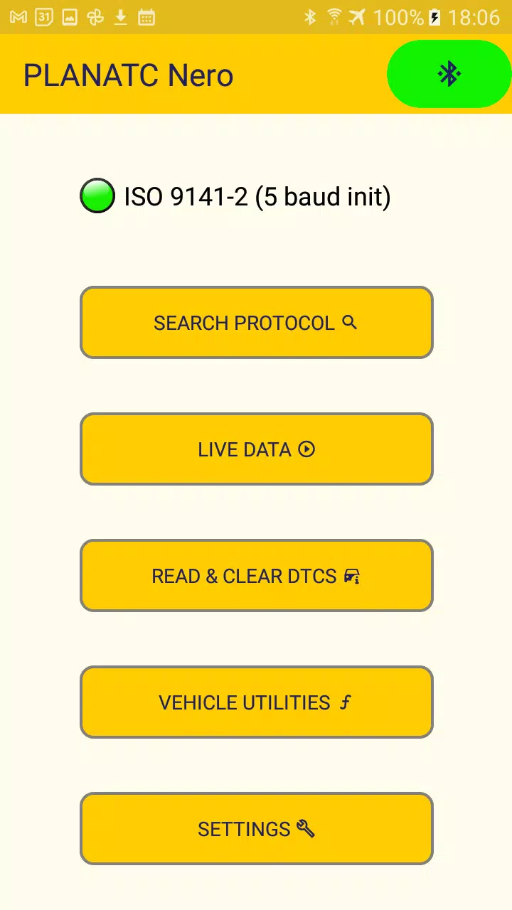 Nero OBDII Scanner PLANATC Screenshot 1