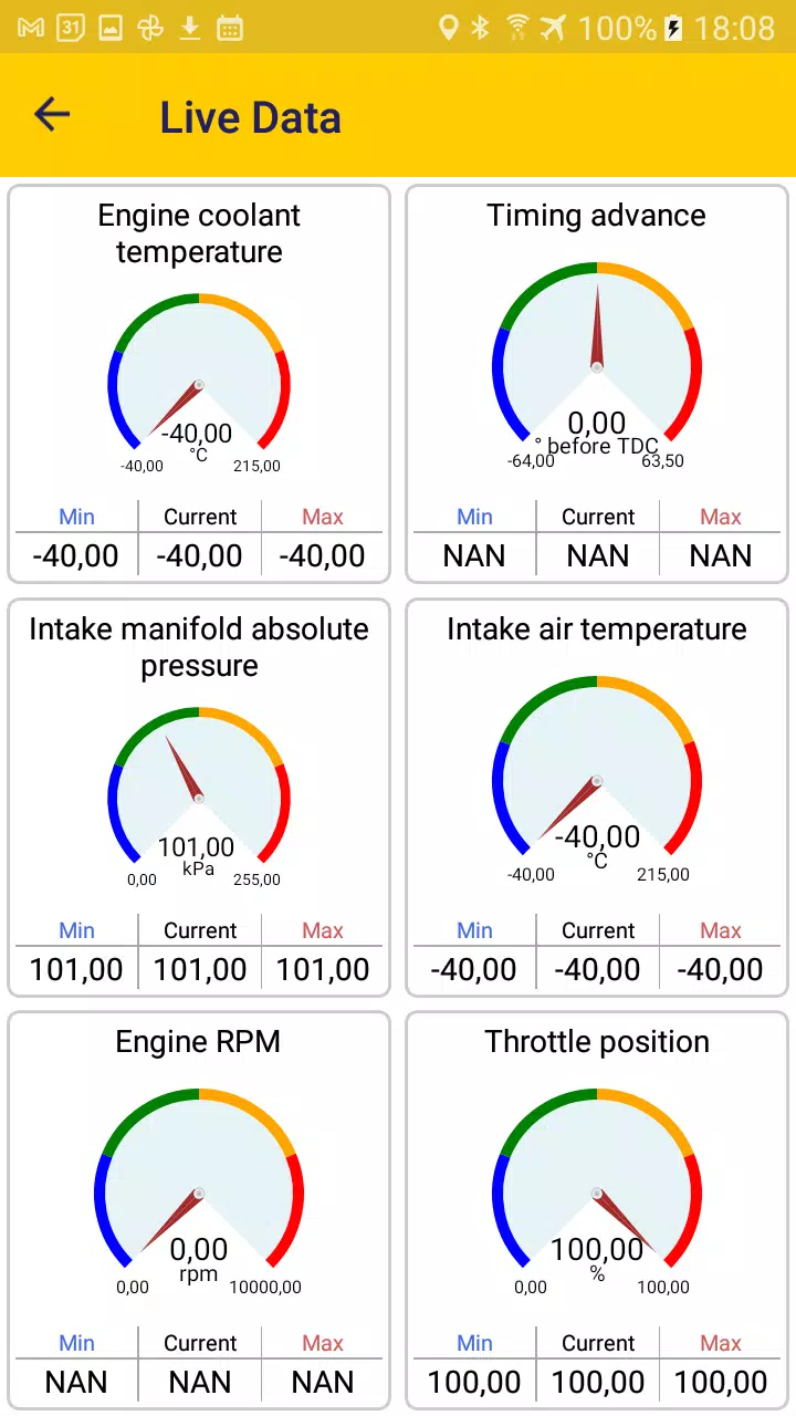 Nero OBDII Scanner PLANATC Screenshot 7
